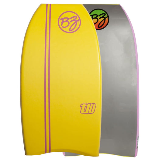 BZ Body Boards T-10 42 Inch Bodyboard, Yellow