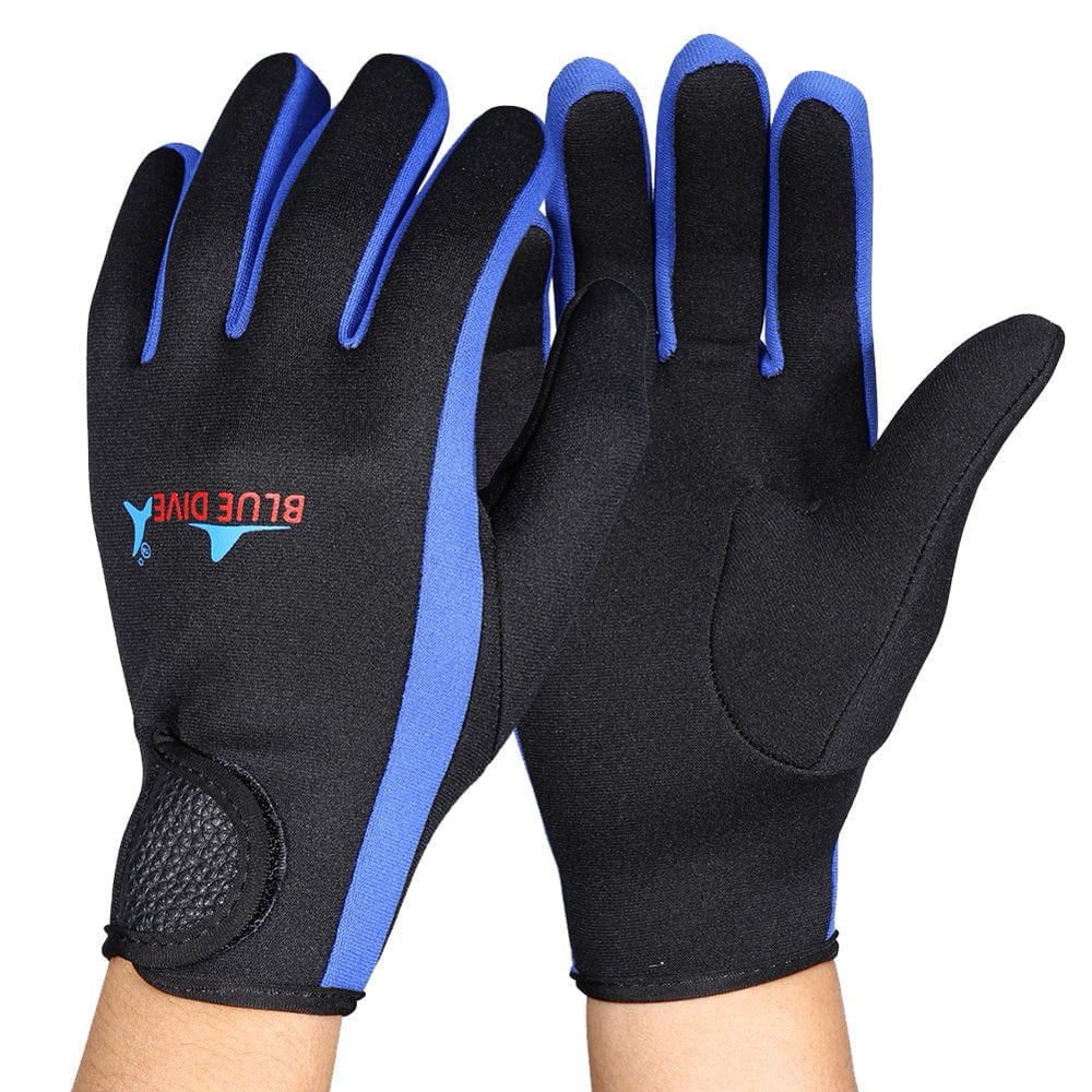 1Pair/Set Diving Neoprene Snorkeling Surf Swim Spearfishing Water Sport Gloves Black Yellow S