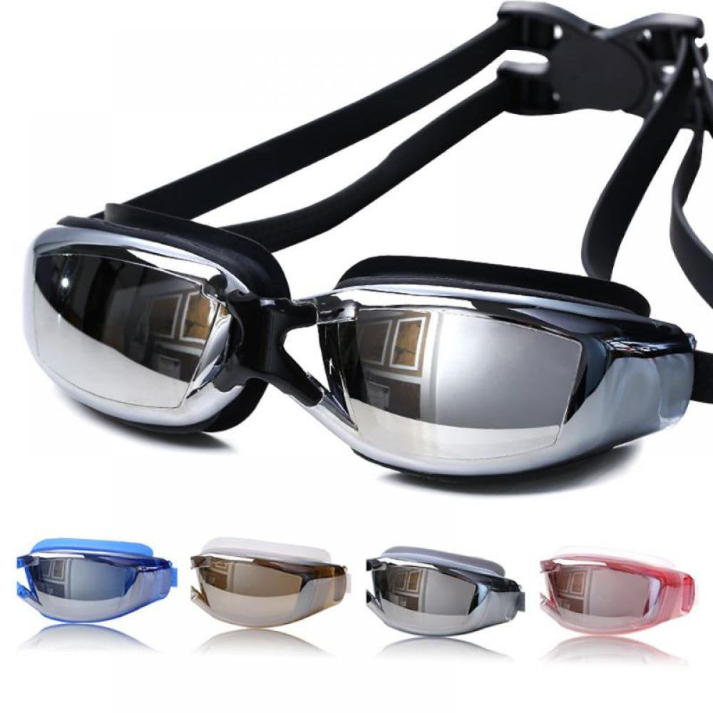 Swimming Goggles for Men - anti Fog Goggles Adult Swimming UV Protection - Fit for Adult Men Women- 4 Colors