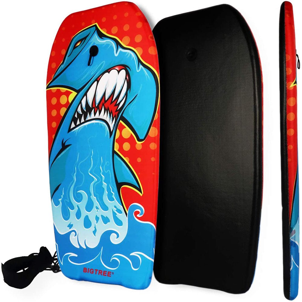BIGTREE 41" Hawaii Bodyboard Kickboard Surfing Skimboard Wake Boogie Board Pool for Adult