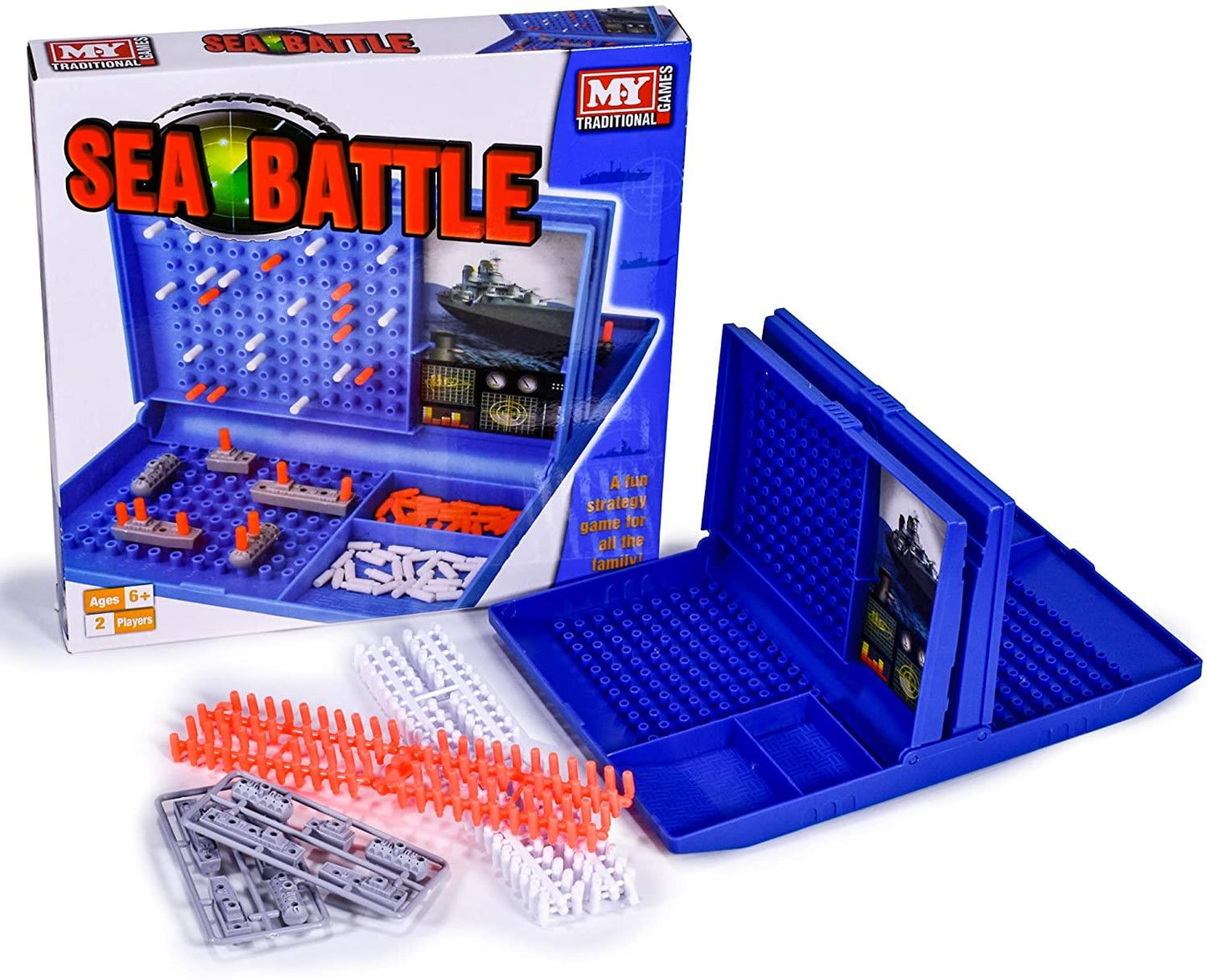 Classic Sea Battle Strategy Board Game For 2 Players
