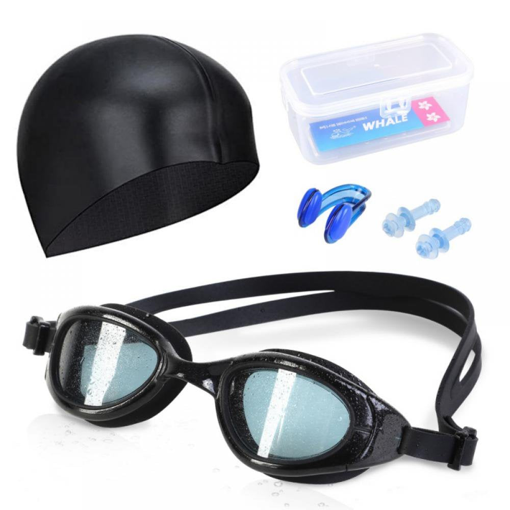 Best!Swimming Eyeglasses Swim Cap, Professional Swim Goggles anti Fog UV Protection No Leaking for Adult Men Women Kids