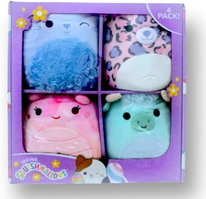 Squishmallows Official Kellytoy 7 inch 4 Pack Box Easter Plush