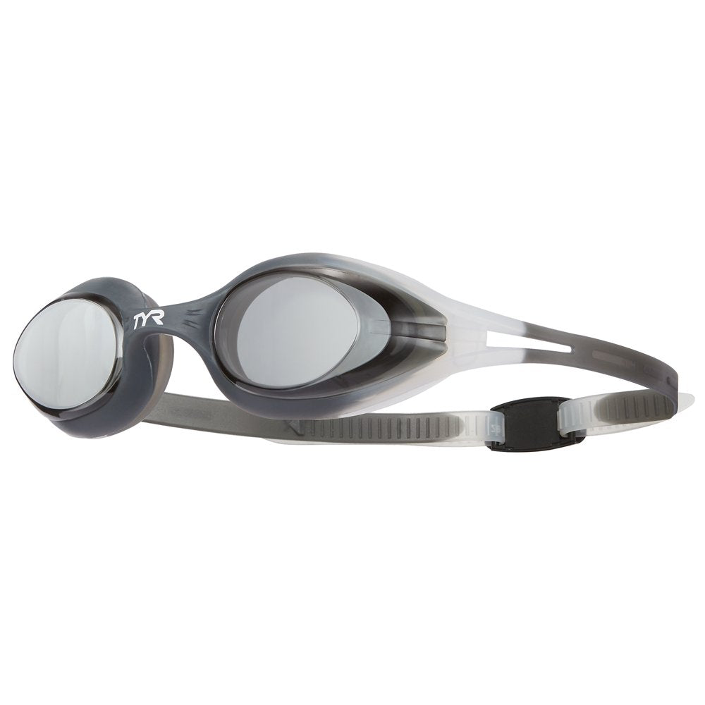 TYR Hydra Flare Gray and Black Swimming Sport Goggles