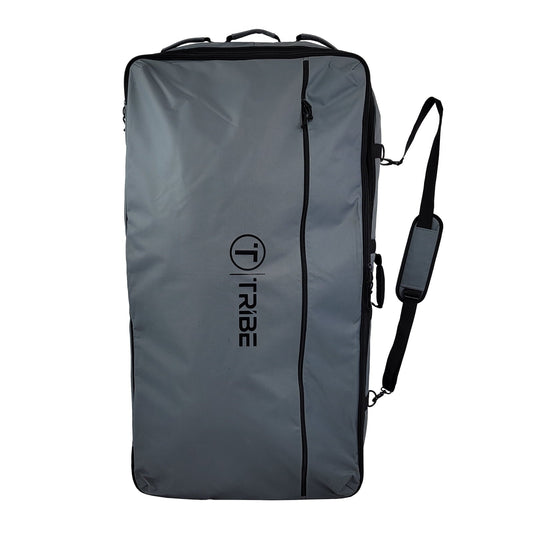 Tribe Boards Dually Rolling Bodyboard TravelBag- Gray/gray