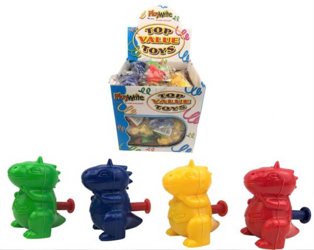 Children's Colourful & Fun Pocket Sized Dinosaur Water Squirter