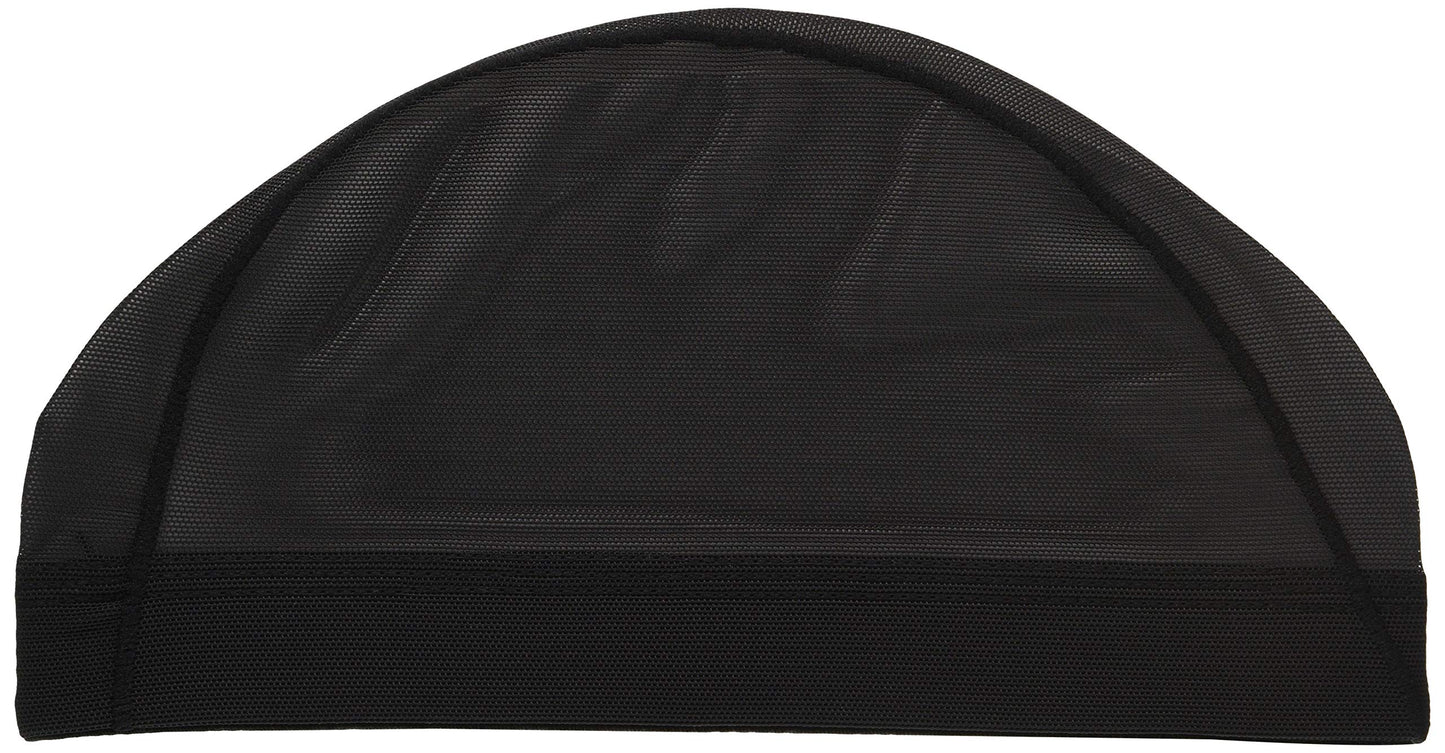 Arena ARN-13 Black Mesh Swim Cap Medium Size Swimming Unisex Adult Made in Japan