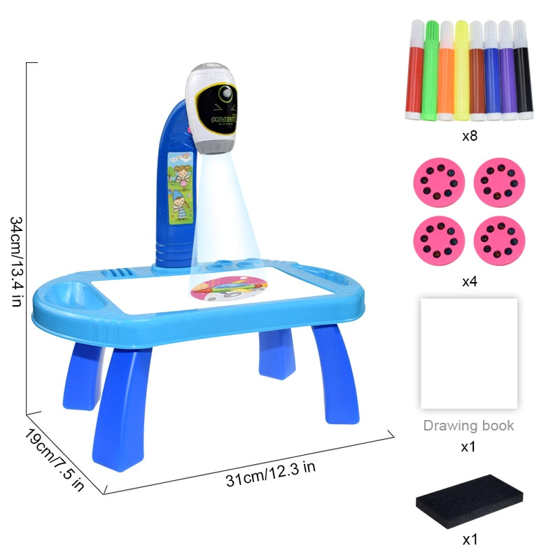 Children LED Projection Learning Drawing Board - JCEE Shop