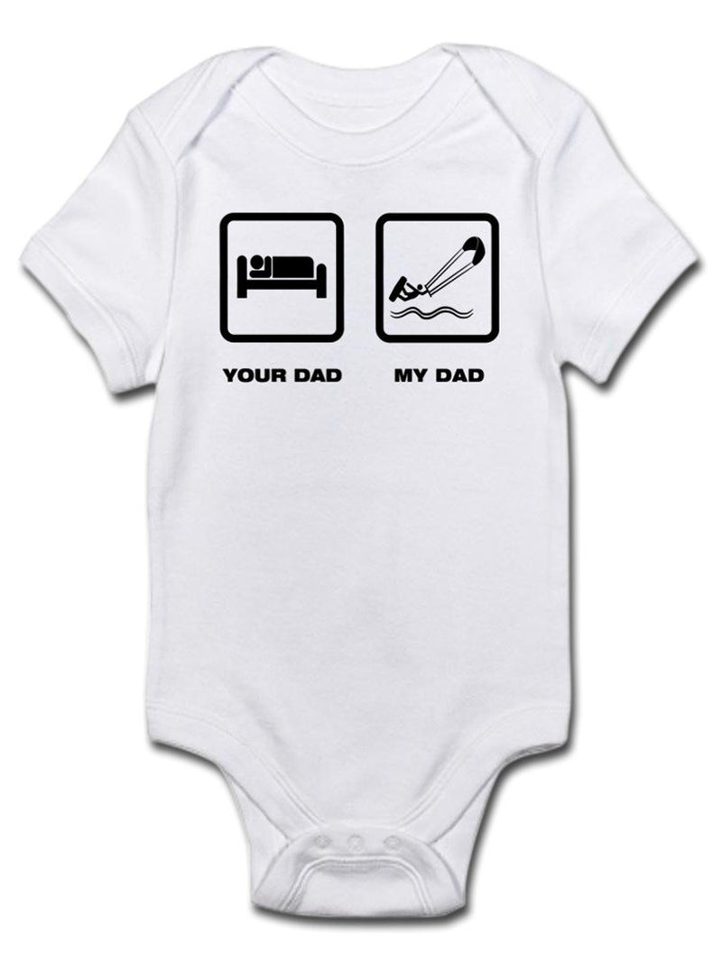 Cafepress - Kitesurfing Infant Bodysuit - Baby Light Bodysuit