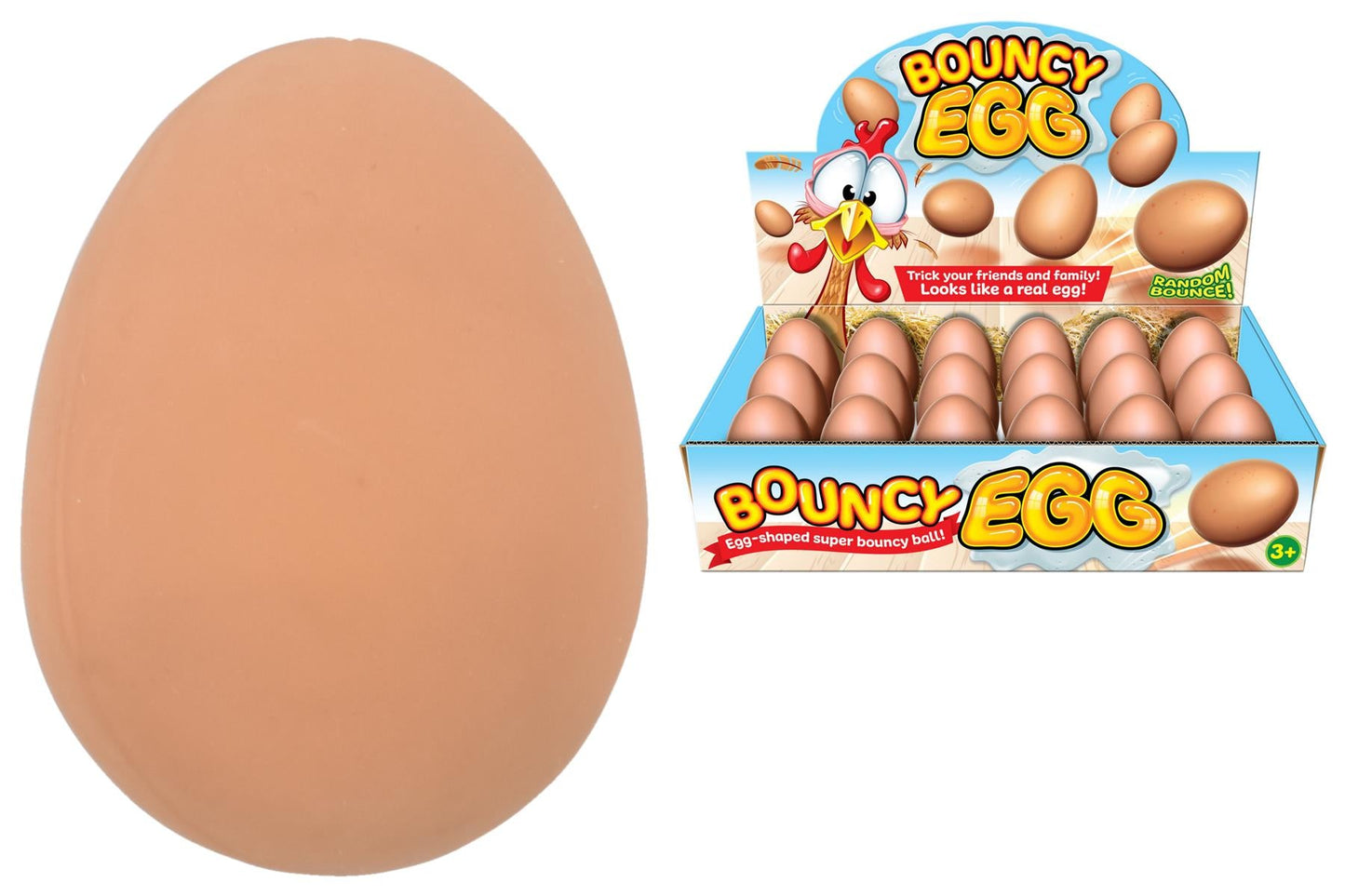 Children's Super Fun Egg-Shaped Bouncy Ball