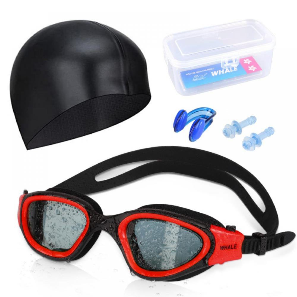 Best!Swimming Eyeglasses Swim Cap, Professional Swim Goggles anti Fog UV Protection No Leaking for Adult Men Women Kids