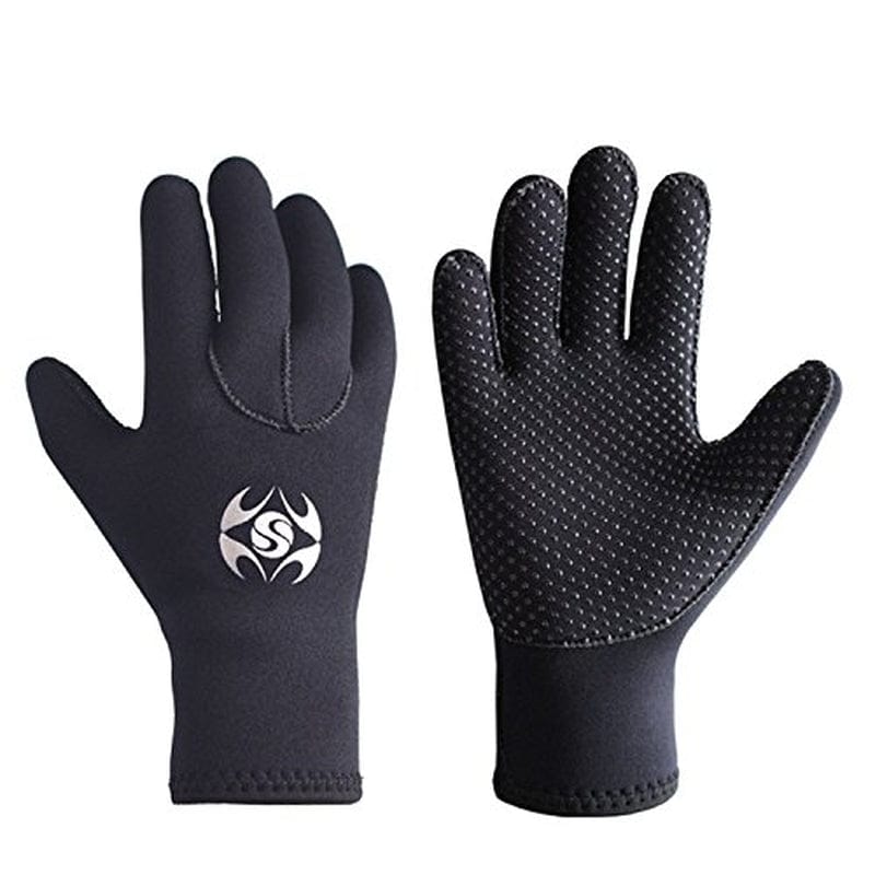 Diving Gloves 3Mm Neoprene Gloves Thermal Anti-Slip Wetsuit Gloves for Men Women Diving Snorkeling Swimming Surfing Sailing Kayaking