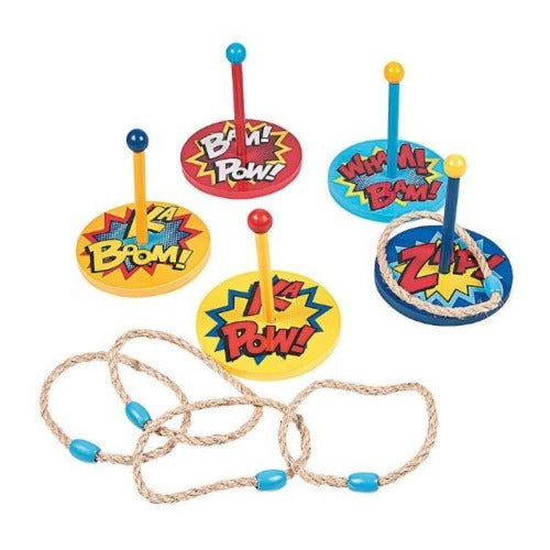 Superhero Ring Toss Game Set