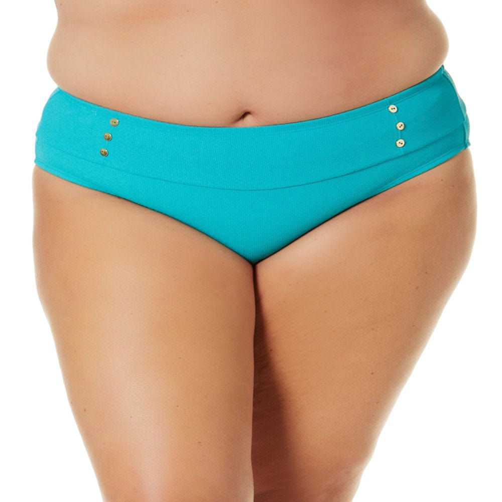 Time and Tru Women'S and Women'S plus Mid Rise Swim Bottom