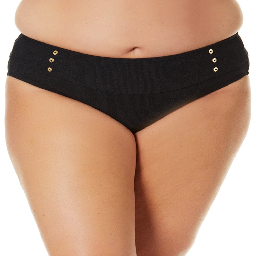 Time and Tru Women'S and Women'S plus Mid Rise Swim Bottom