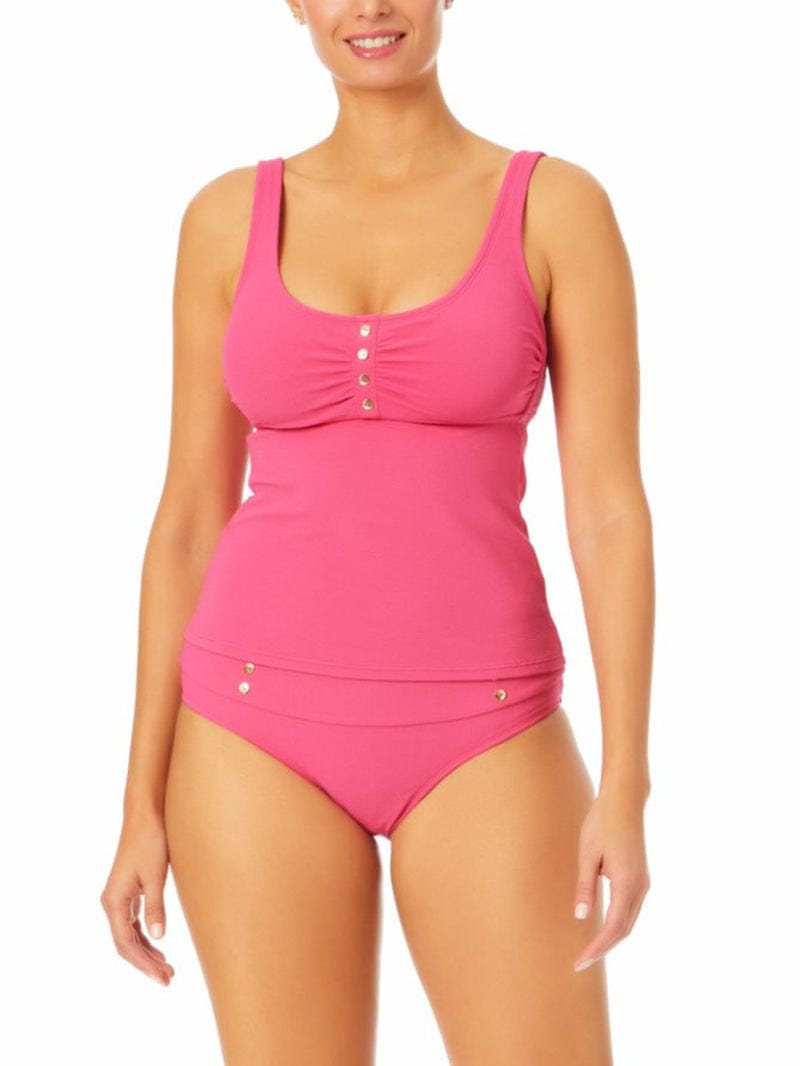 Time and Tru Women'S and Women'S plus Mid Rise Swim Bottom