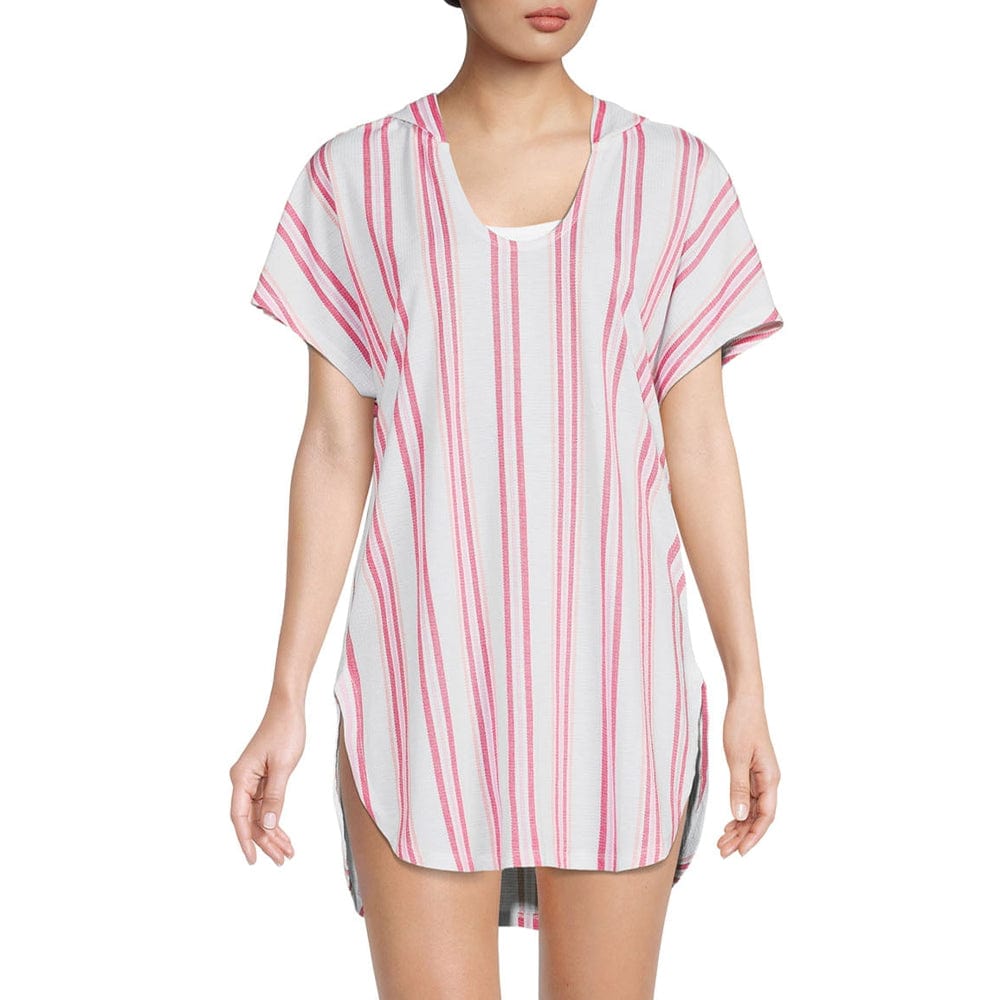 Time and Tru Women'S and Women'S plus Waffle Cover up with Hood