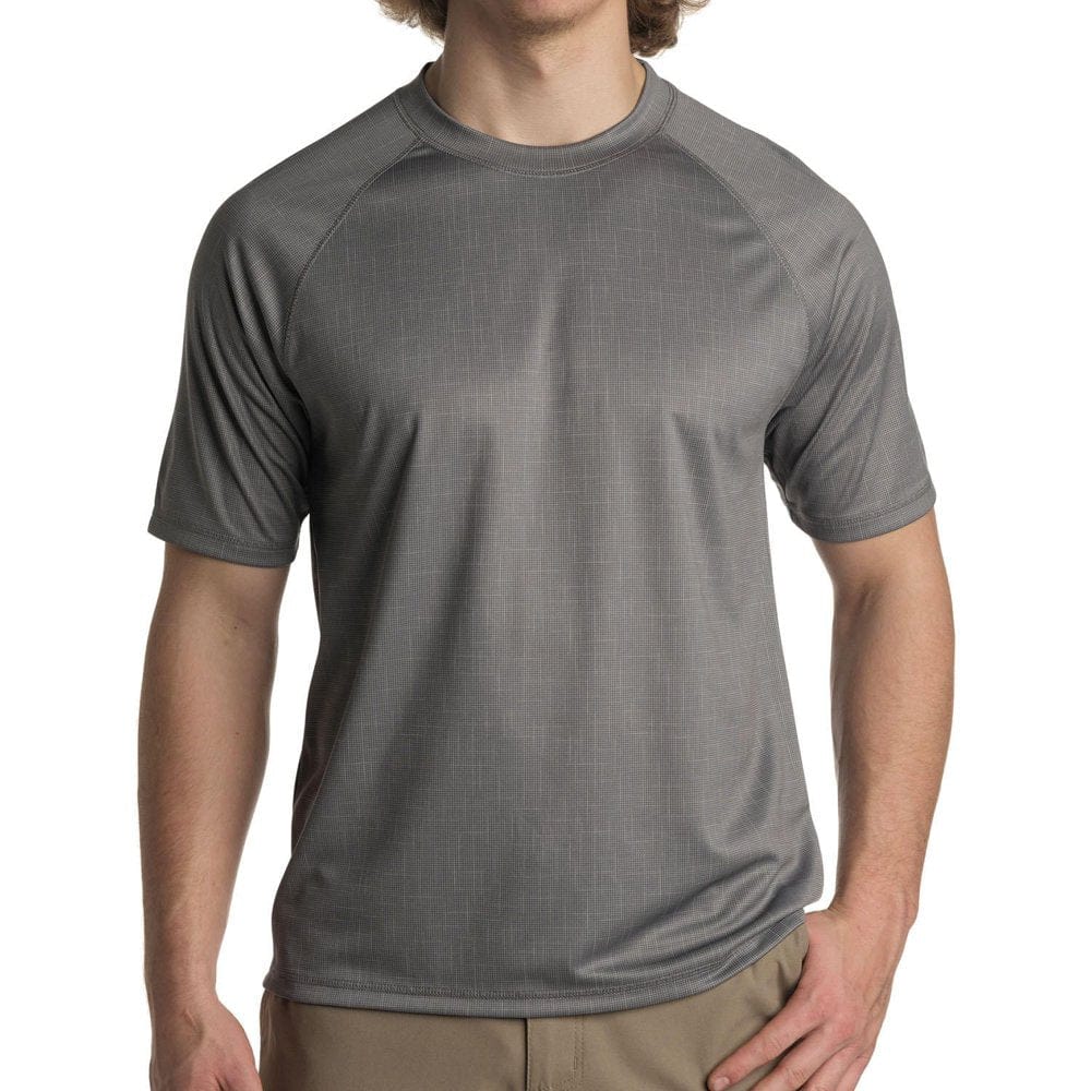 Zeroxposur Men'S Short Sleeve Rash Guard Sun Protection Tee (Blue, S)