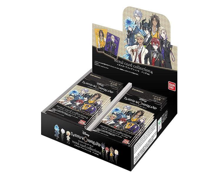 Disney Twisted Wonderland Collection 4 Metal Cards Box