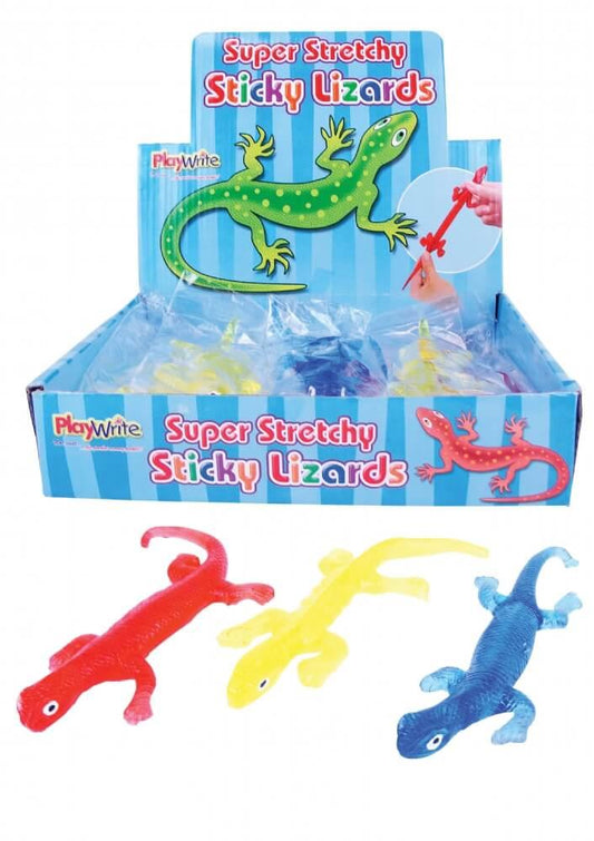 Children's 19cm Super Stretchy Sticky Lizard Toy