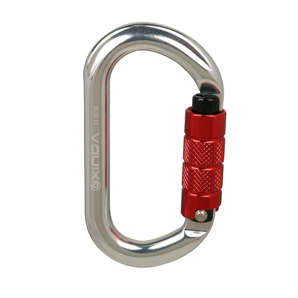 Rock Climbing Carabiner O-shaped Thread Lock - Blue Force Sports