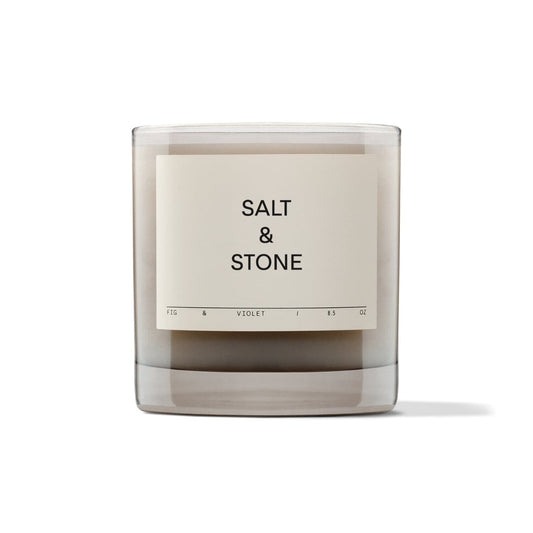 Salt & Stone Candle - Fig & Violet (240g)