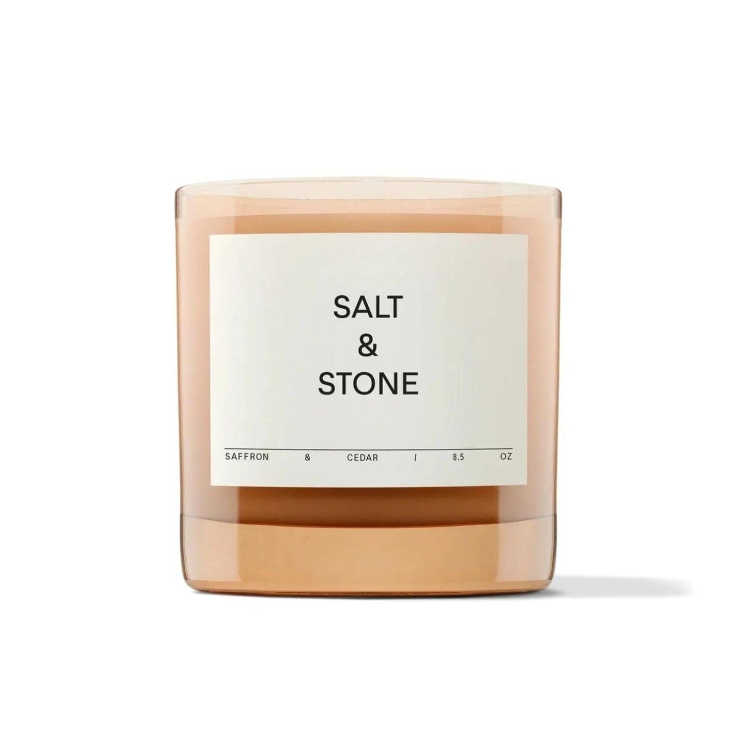 Salt & Stone Candle - Saffron & Cedar (240g)