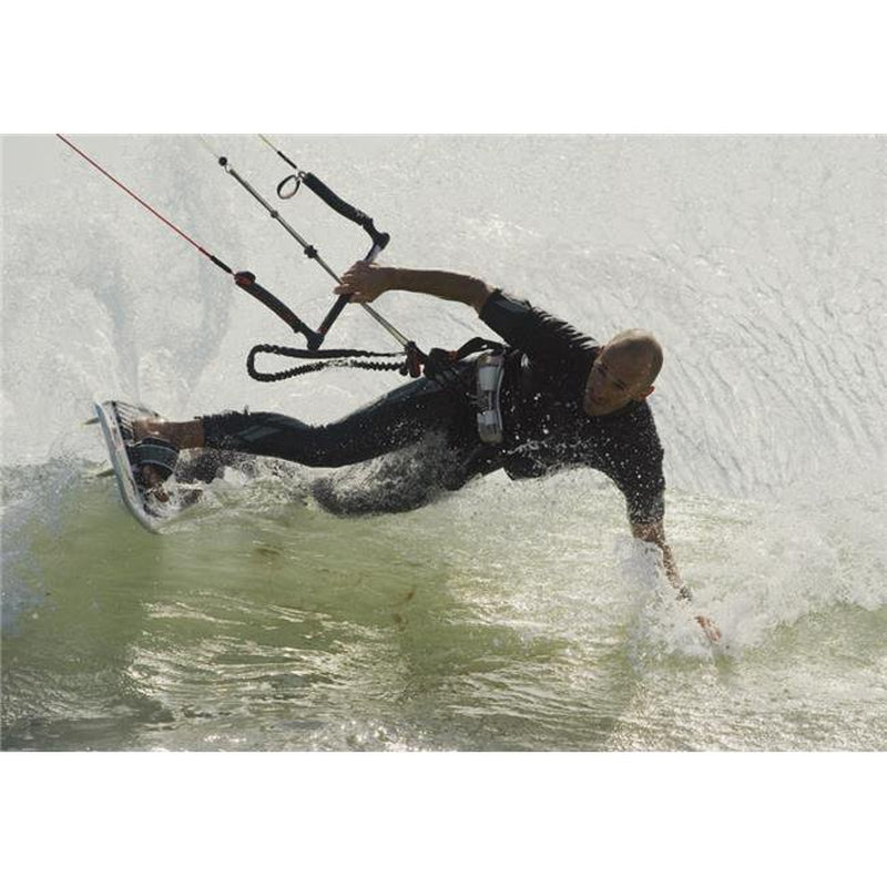 Posterazzi DPI1865489LARGE Man Kitesurfing Poster Print&#44; 34 X 24