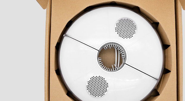 Colorful rhythm Bluetooth umbrella light LED tent light Outdoor multi-function USB charging camping light - Blue Force Sports