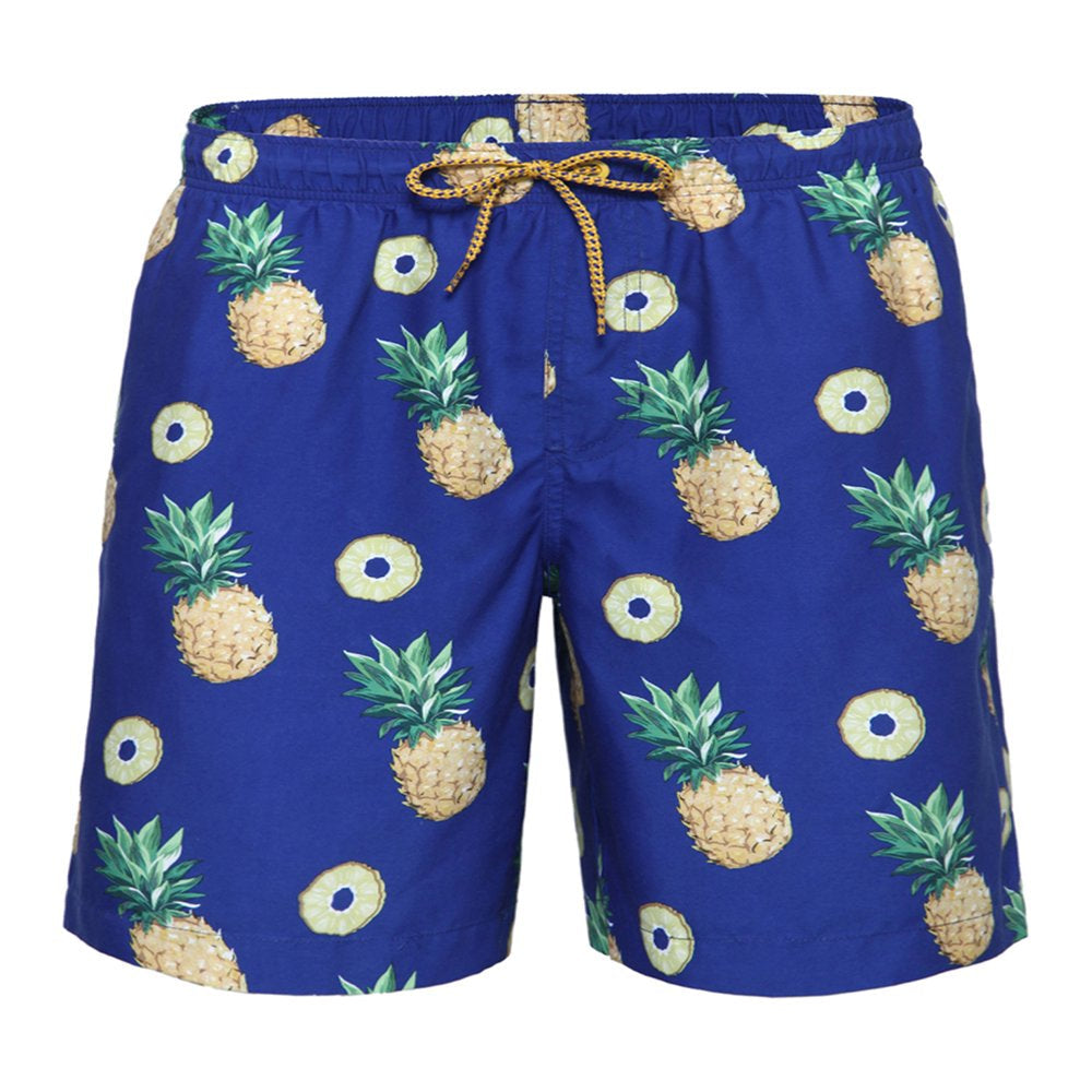 Rokka&Rolla Men'S 8" Stretch Mesh Lined Swim Trunks, up to Size 2XL