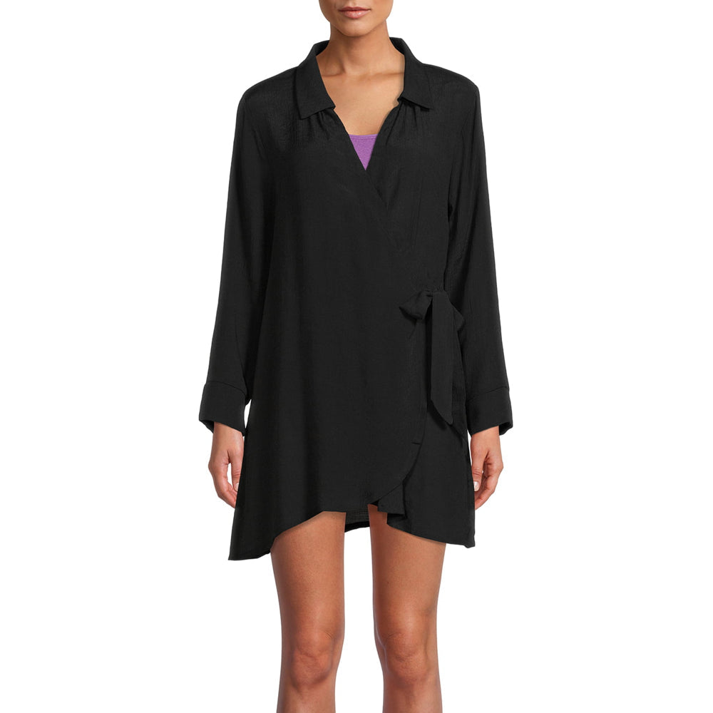 Time and Tru Women'S and Women'S plus Wrap Cover-Up