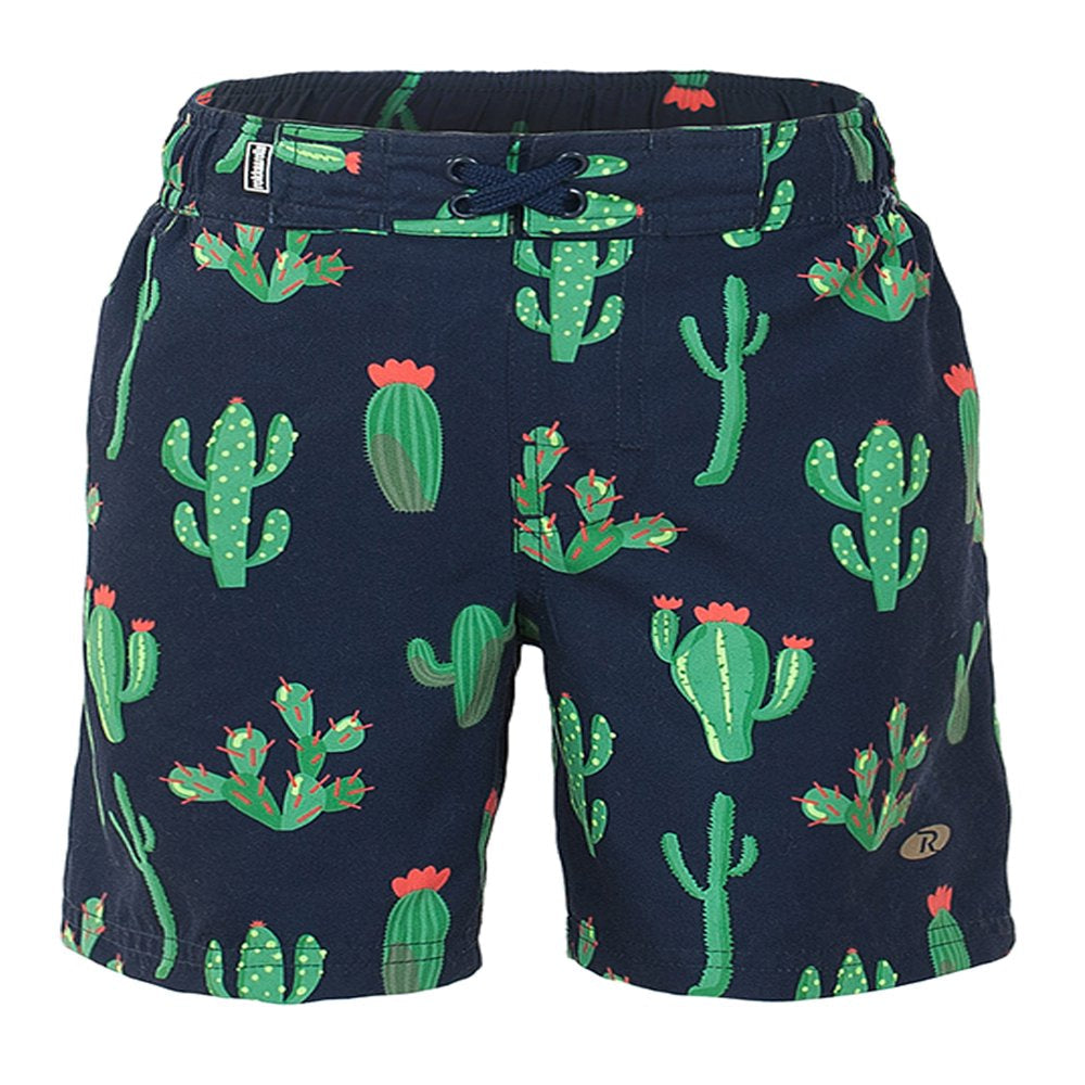 Rokka&Rolla Boys' Stretch Swim Trunks with Mesh Lining, UPF 50+ Sizes 4-18