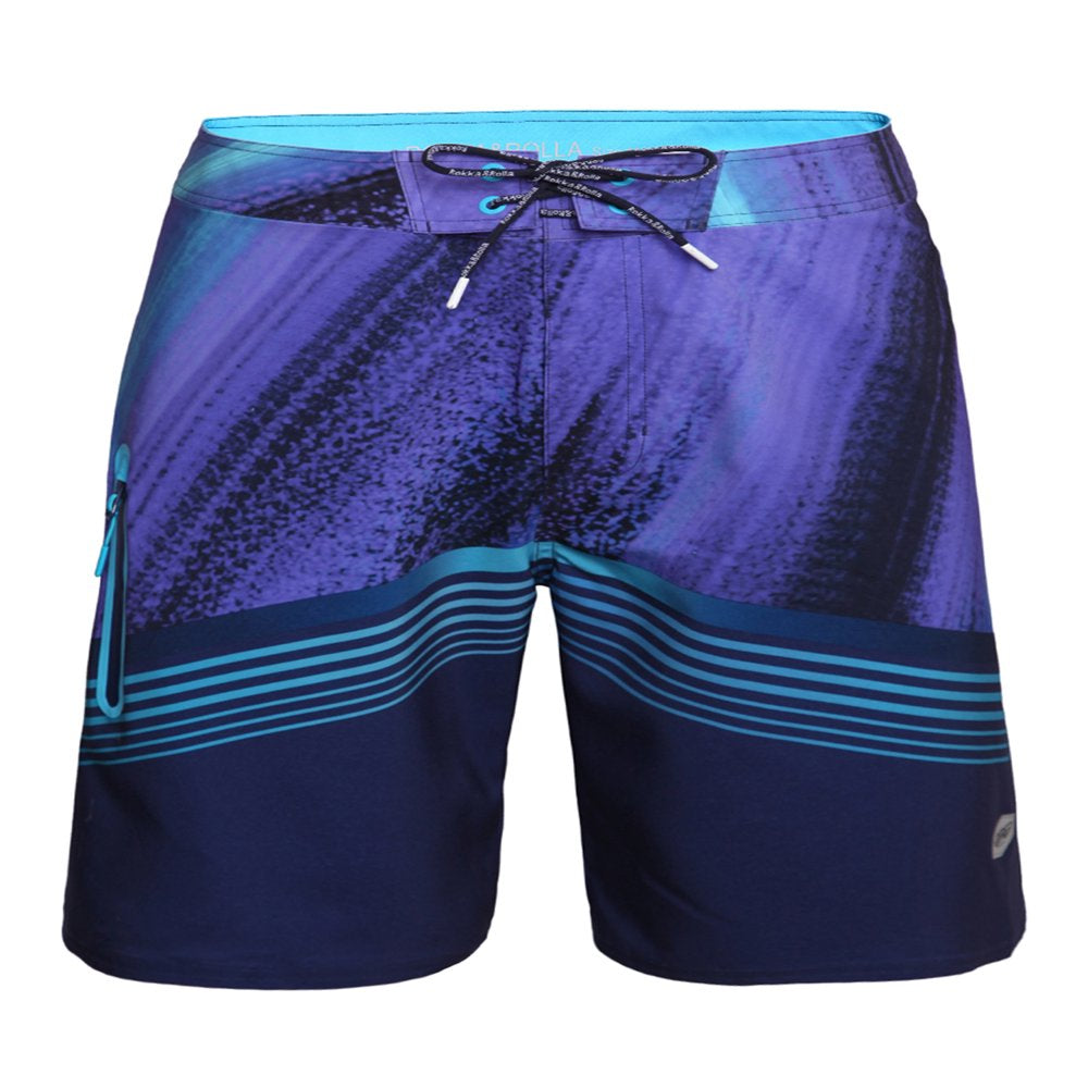Rokka&Rolla Men'S 9" NO Mesh Liner Board Shorts Quick Dry Swim Trunks, up to Size 2XL