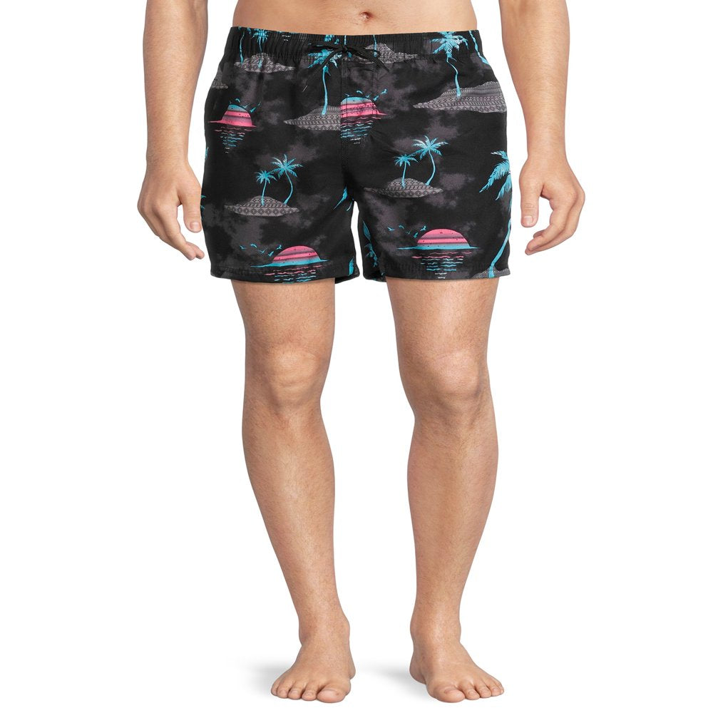 Burnside Men'S Swim Trunks with Liner, Sizes S-XL