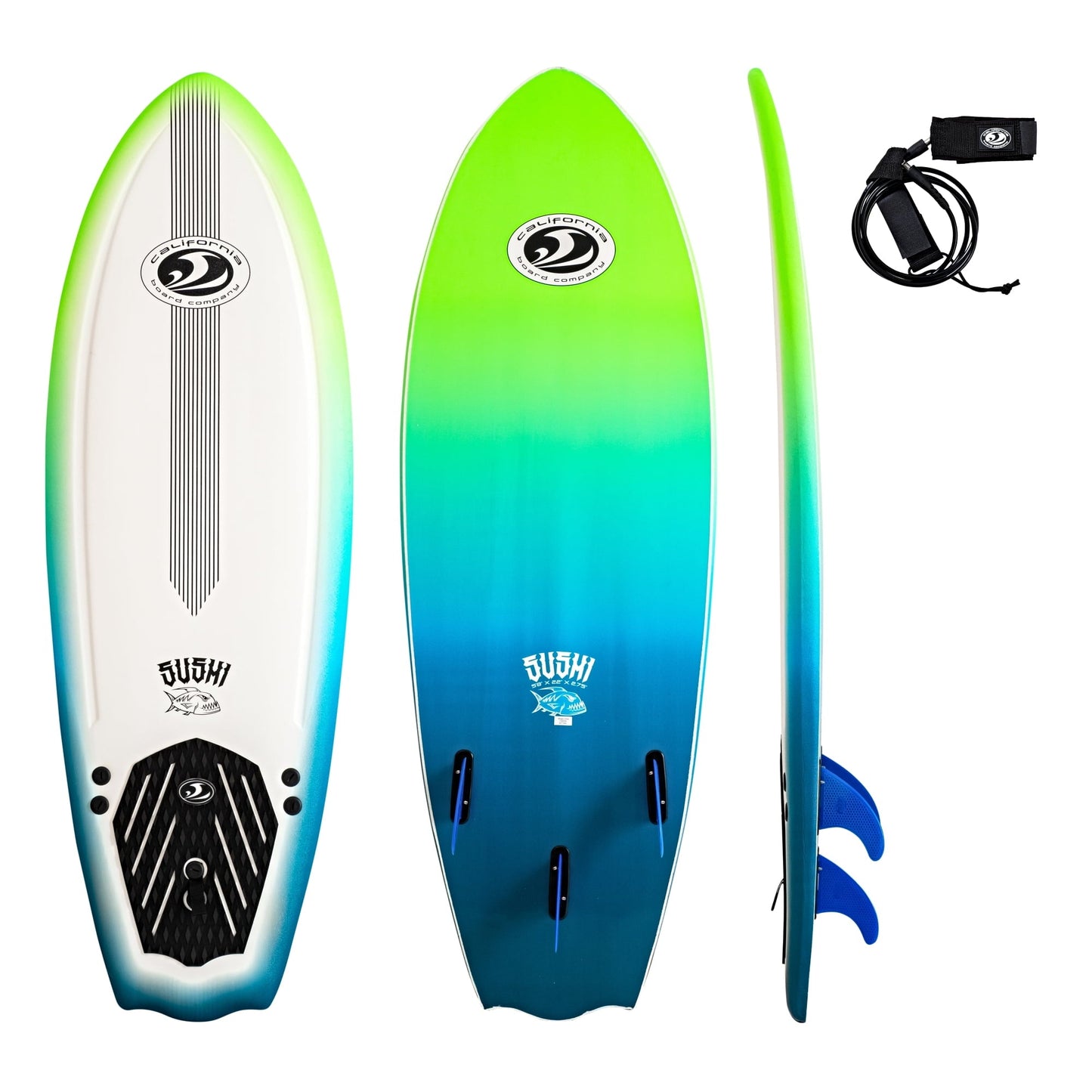California Board Company 5'8' Sushi Soft Surfboard
