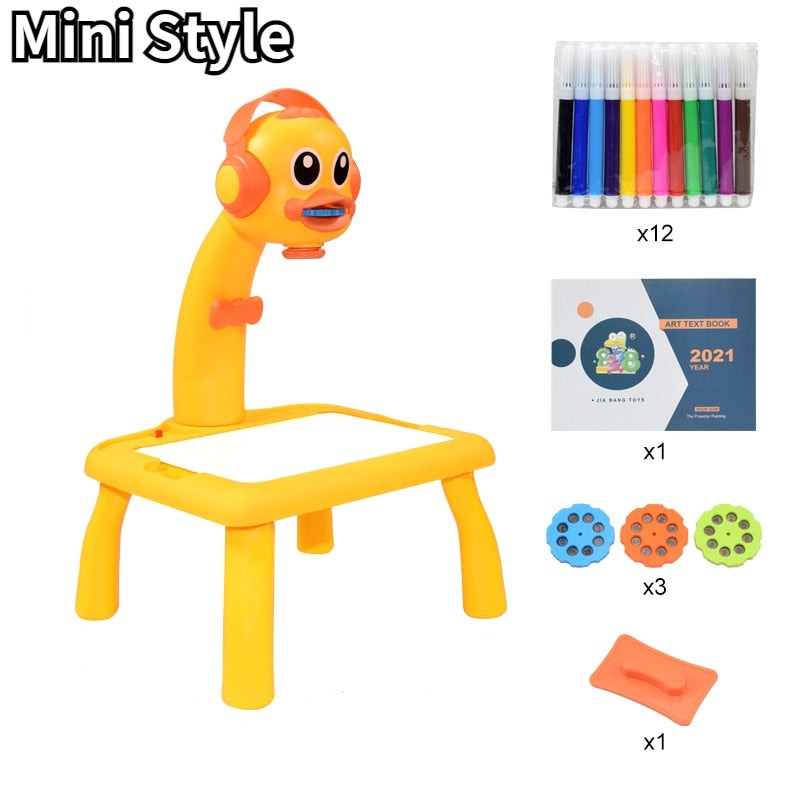 Children LED Projection Learning Drawing Board - JCEE Shop