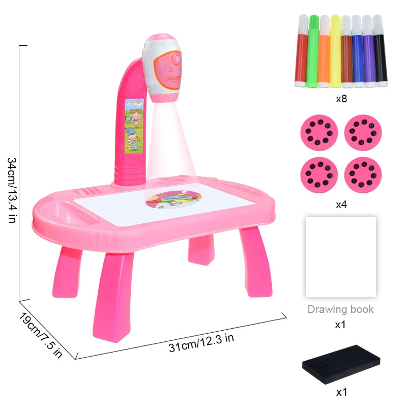 Children LED Projection Learning Drawing Board - JCEE Shop