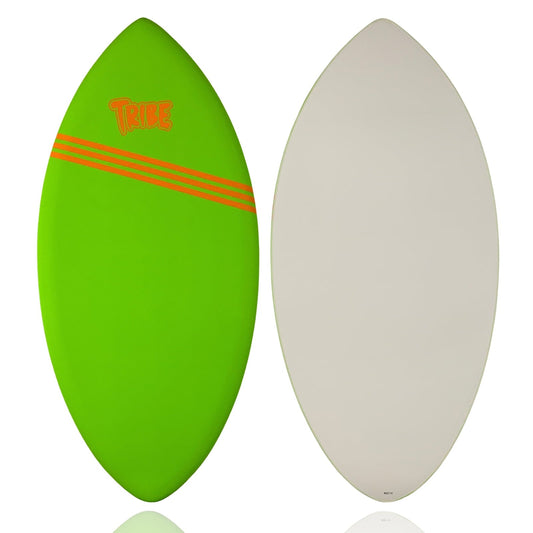 Tribe Skimboard Bodyboard by Tribe Boards 45'-Apple Green / White