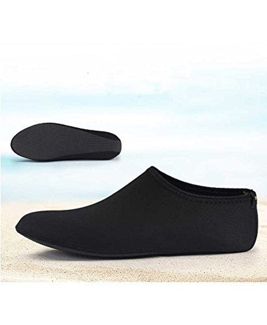 Barefoot Water Skin Shoes, Epicgadget(Tm) Quick-Dry Flexible Water Skin Shoes Aqua Socks for Beach, Swim, Diving, Snorkeling, Running, Surfing and Yoga Exercise (Black, XL. US 9-10 EUR 40-41)