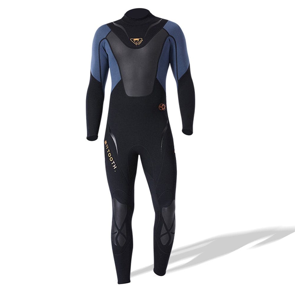 CACAGOO Men 3Mm Neoprene Full-Body Wetsuit with Back Zipper Diving Suit for Surfing Swimming Snorkeling