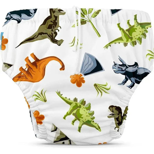 Charlie Banana - Reusable Swim Diaper Drawstring Dinosaur
