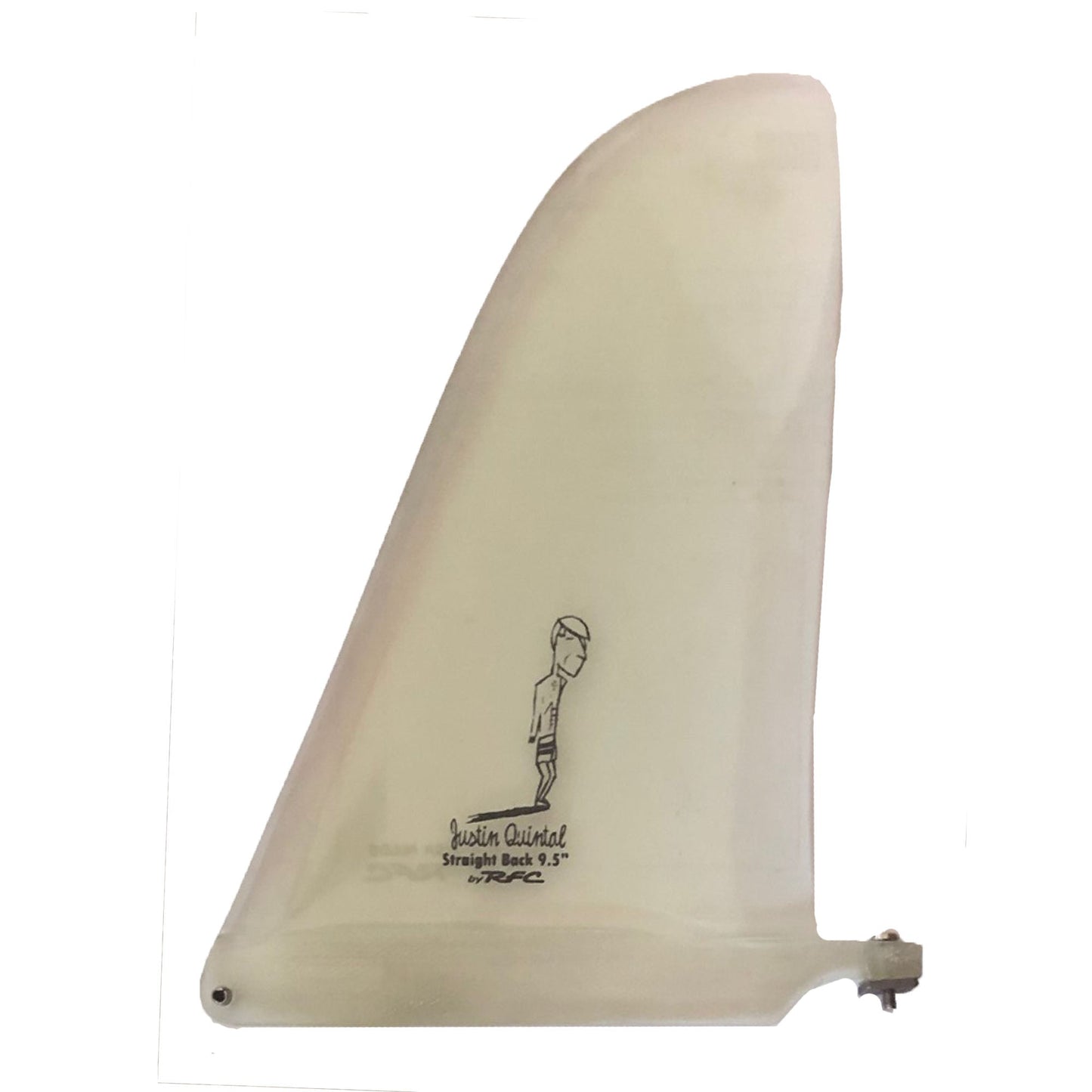 Rainbow Fin Co. Justin Quintal Straight Back 9.5" Longboard Fin