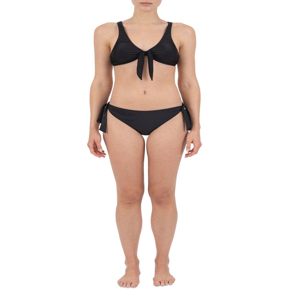 Cyn & Luca Juniors' Bailey Tie Front Swimsuit Bikini Top