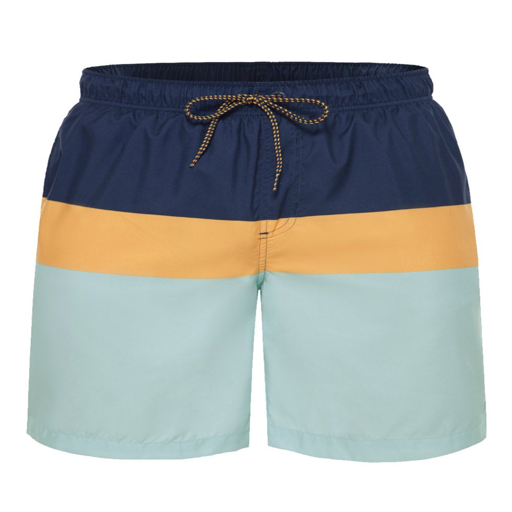 Rokka&Rolla Men'S 8" Stretch Mesh Lined Swim Trunks, up to Size 2XL