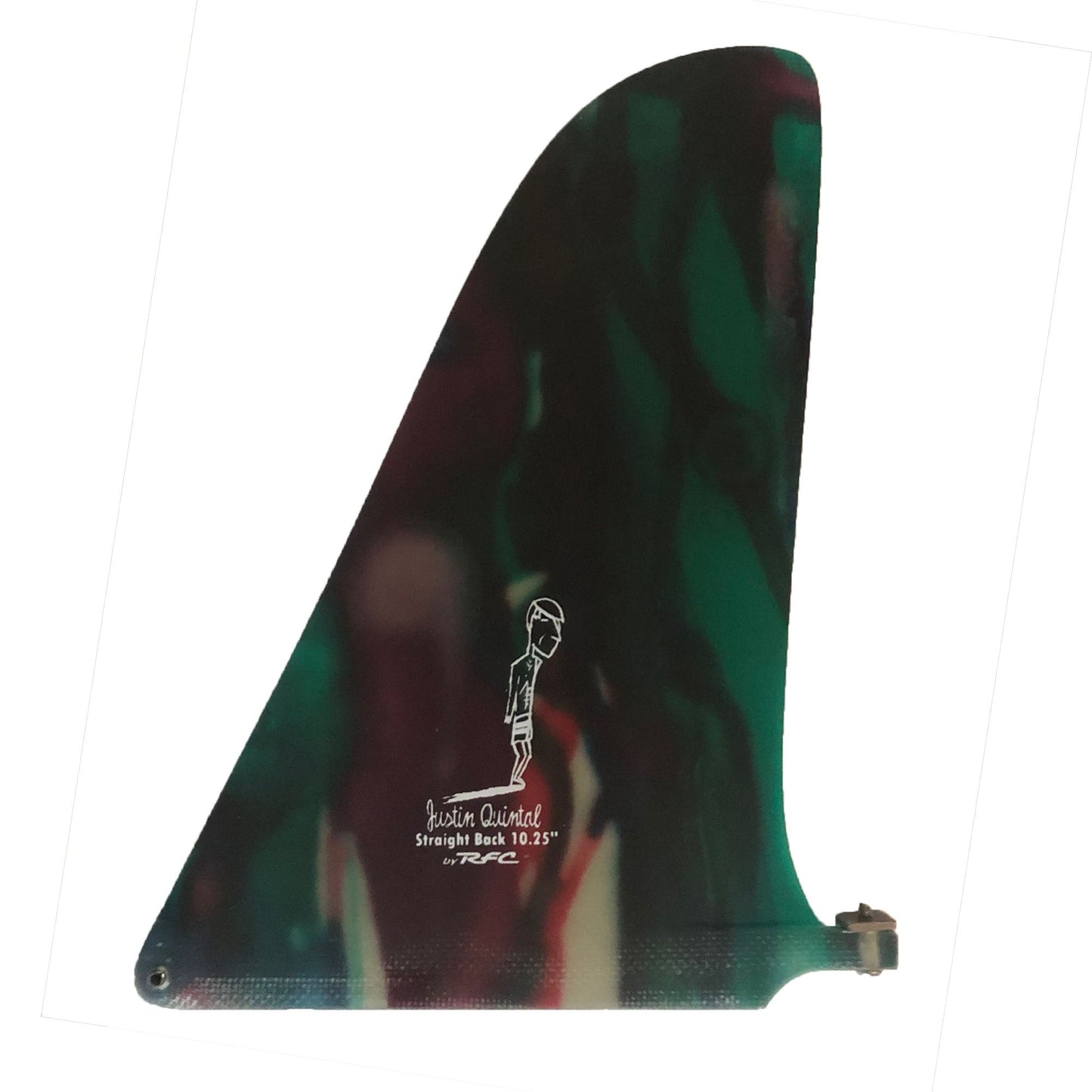 Rainbow Fin Company Justin Quintal Straight Back 10.25" Longboard Fin