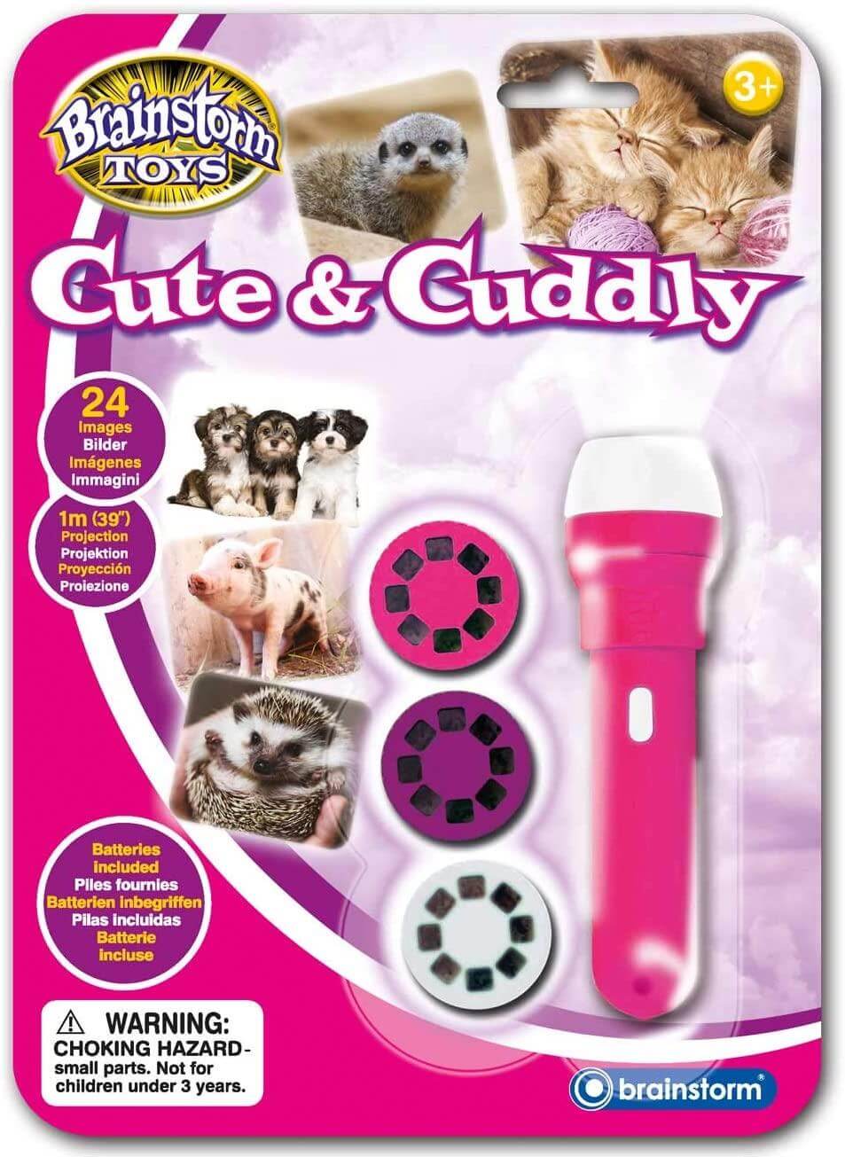 Brainstorm Cute & Cuddly Animal Torch Projector
