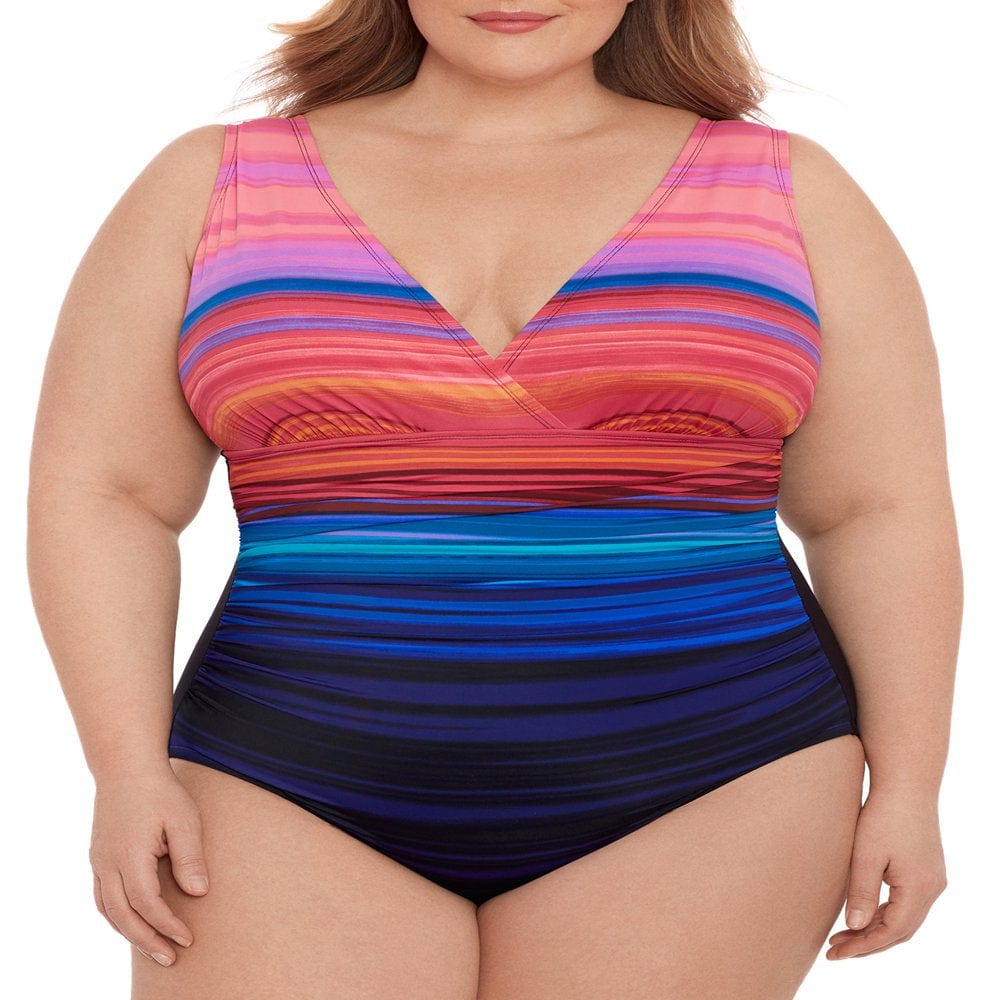 Embrace Your Curves Women'S and Women'S plus Vanessa One Piece Swimsuit.
