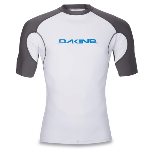 Dakine - Heavy Duty Snug Fit S/S Rashguard - White Rash Vest/Surf