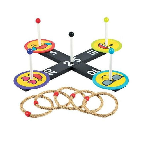 Emoji Ring Toss Game Set
