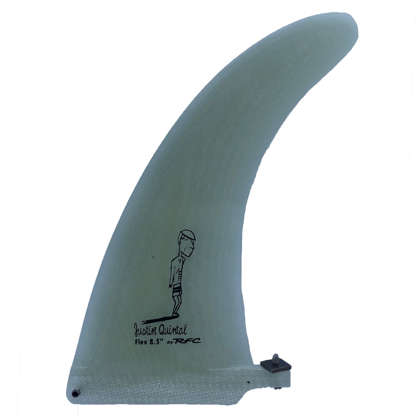 Rainbow Fin Co. Justin Quintal Flex 7.5" Longboard Surfboard Fin